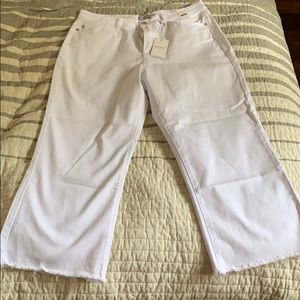 Judy Blue White Capris